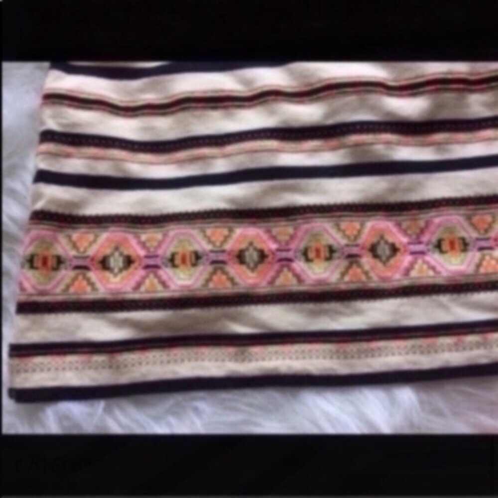 J.Crew Striped Embroidered 3/4 Sleeve Top XXS Blue Cream Nautical Casual Blouse - Picture 5 of 5